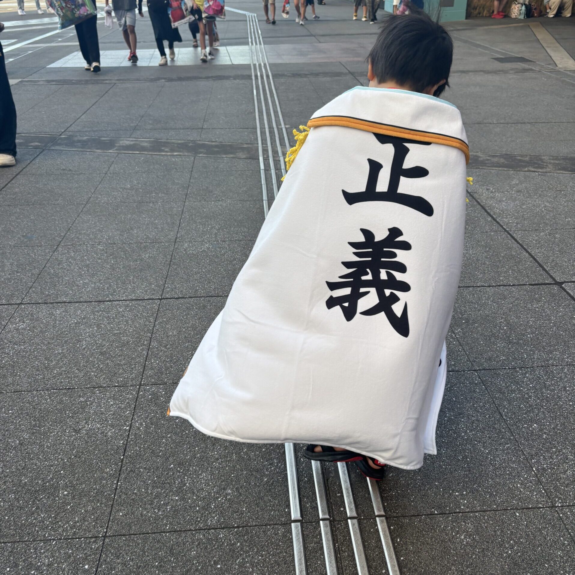 正義を背中に歩く