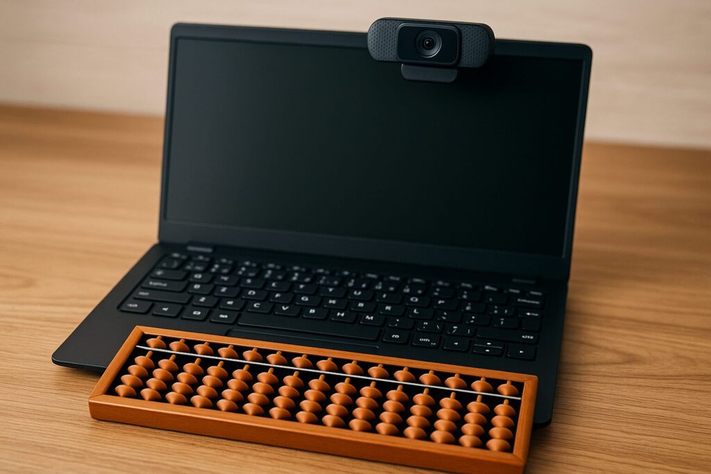 パソコンとそろばん