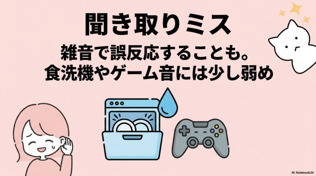 アレクサ聞き取りミスがある