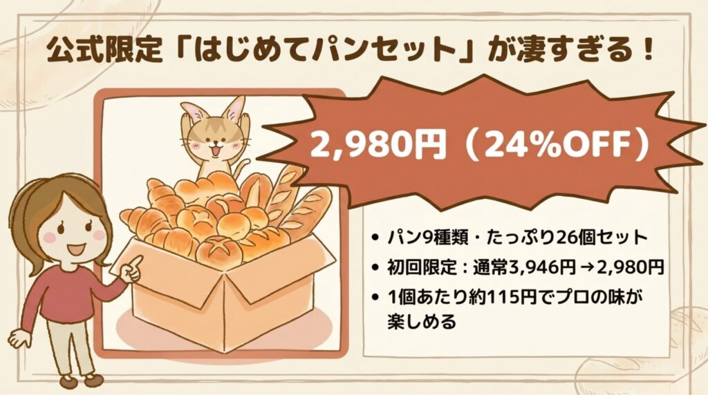 スタイルブレッド公式【はじめてパンセット】の内容・価格・口コミレビュー