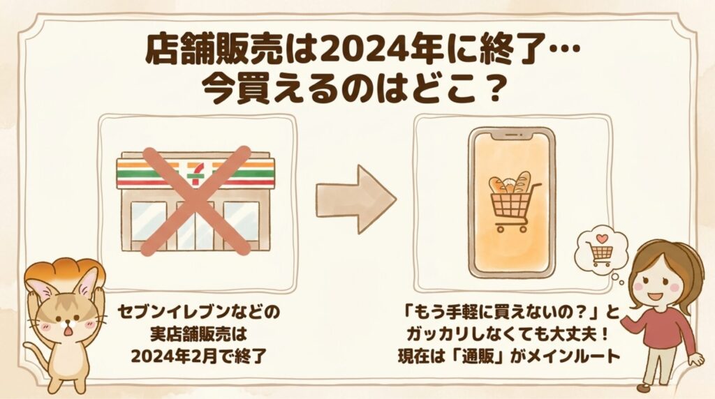 スタイルブレッドセブンイレブンなど店舗では販売終了今買える経路は？